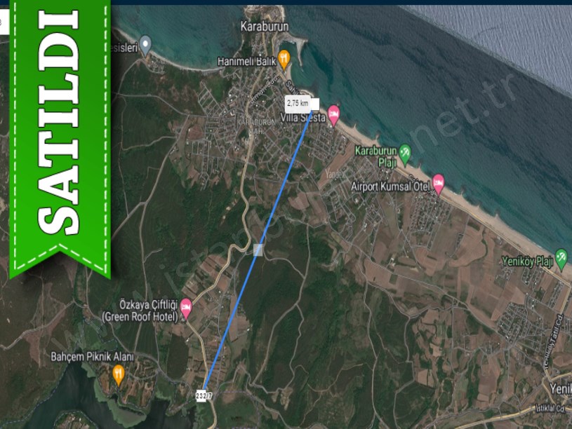 Arnavutköy Durusu Mah  Satılık Arsa , 123 m2 Cadde Cephe Hisseli 