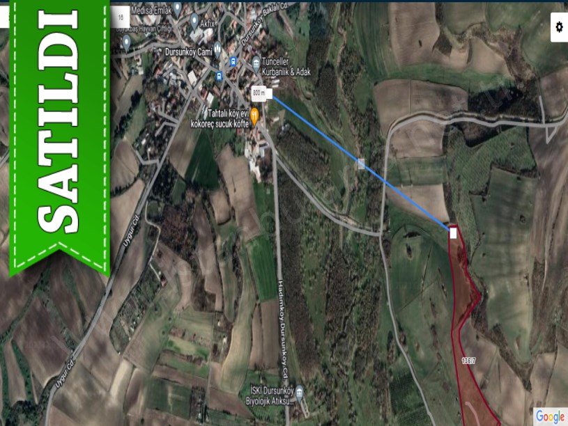 Arnavutköy Dursunköyde Satılık Arsa , 360 m2 Hisseli 