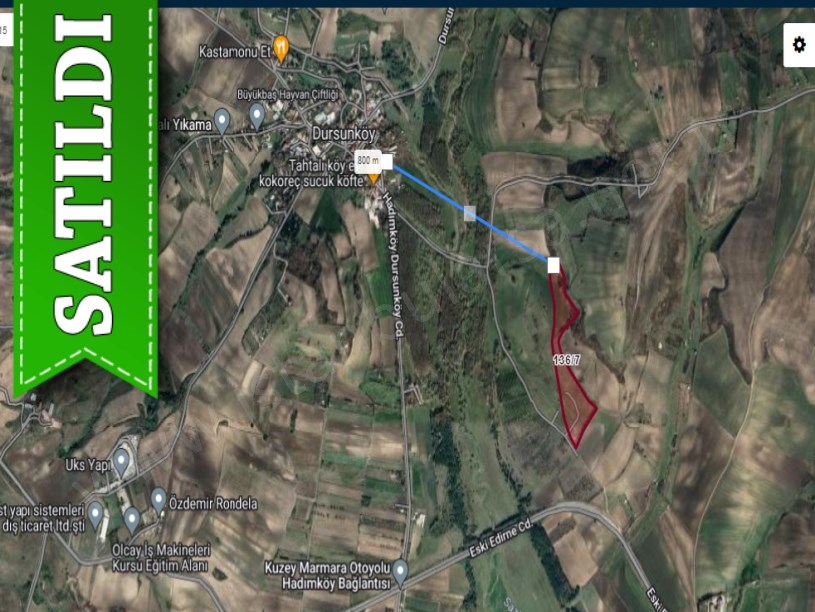 Arnavutköy Dursunköyde Satılık Arsa , 360 m2 Hisseli 
