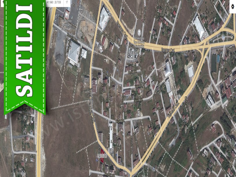 Arnavutköy Taşolukta Satılık Arsa , 350 M2 Cadde Cephe Müstakil İmarlı