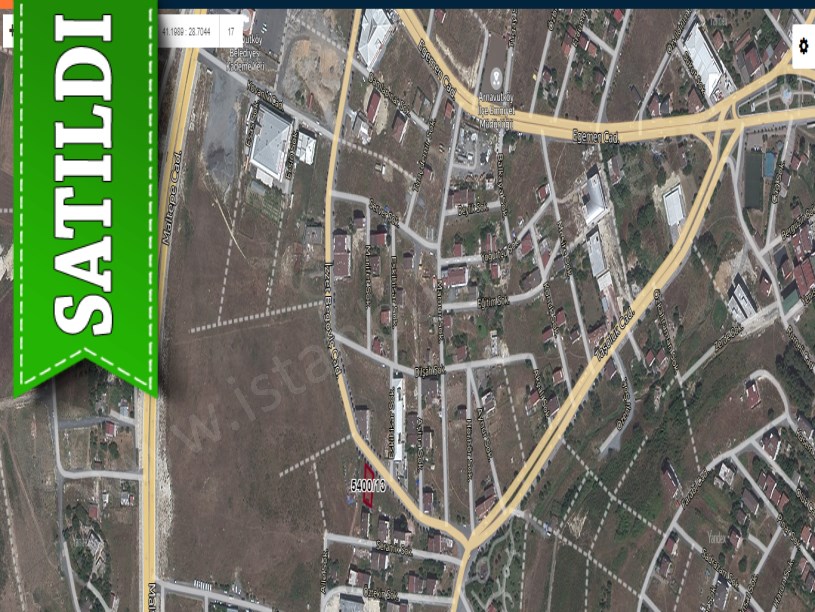 Arnavutköy Taşolukta Satılık Arsa , 350 M2 Cadde Cephe Müstakil İmarlı