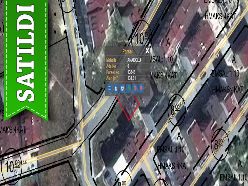 Arnavutköy Anadolu Mah, Satılık Arsa , 131 m2 4 Kat İmarlı 
