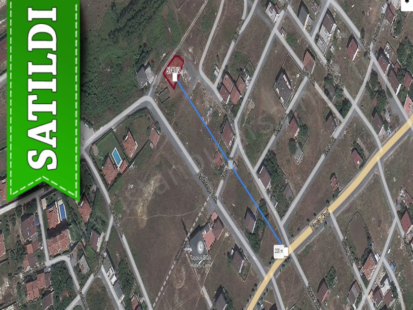 Arnavutköy Taşolukta Satılık Arsa , 350 m2 Köşe Başı Konut İmarlı