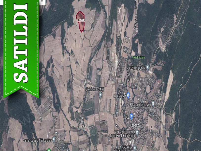 Çatalca Kabakçada Satılık Arsa , 500 m2 Hisseli Yolu Var 