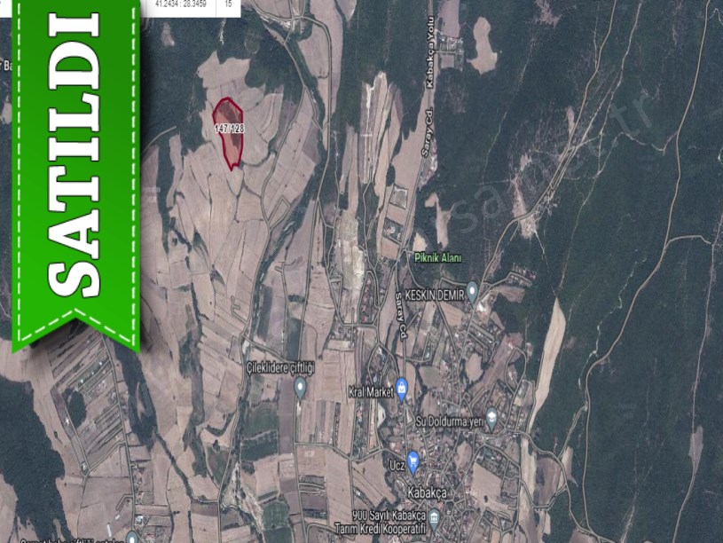 Çatalca Kabakçada Satılık Arsa , 500 m2 Hisseli Yolu Var 