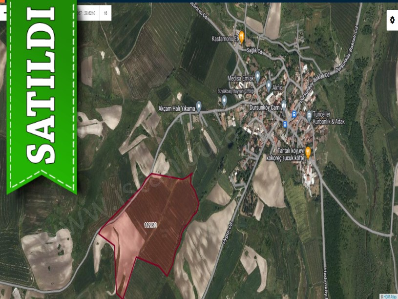 Arnavutköy Dursunköyde Satılık Arsa , 220 M2 Merkezde Yolu Var 