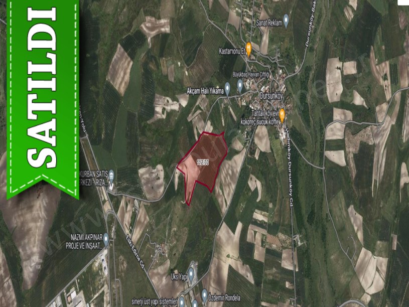 Arnavutköy Dursunköyde Satılık Arsa , 220 M2 Merkezde Yolu Var 