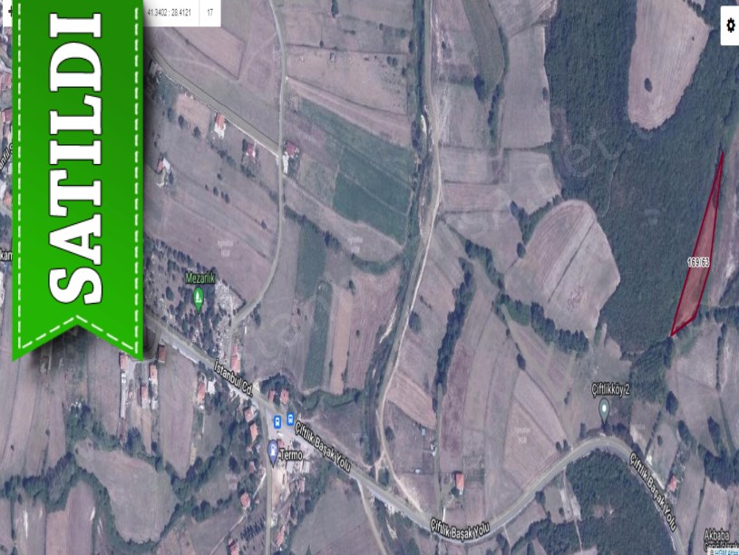 Çatalca Çiftlikköyde Satılık Arsa , 332 M2 Hisseli Caddeye Yakın 