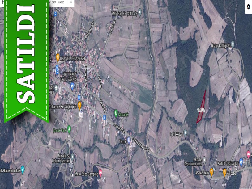 Çatalca Çiftlikköyde Satılık Arsa , 332 M2 Hisseli Caddeye Yakın 
