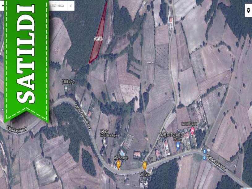 Çatalca Çiftlikköyde Satılık Arsa , 332 M2 Hisseli Caddeye Yakın 