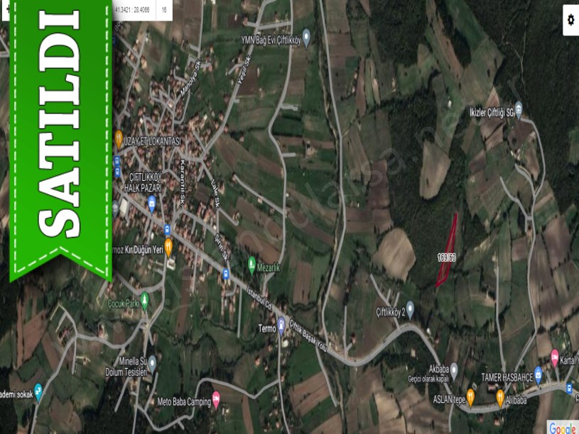 Çatalca Çiftlikköyde Satılık Arsa , 332 M2 Hisseli Caddeye Yakın 