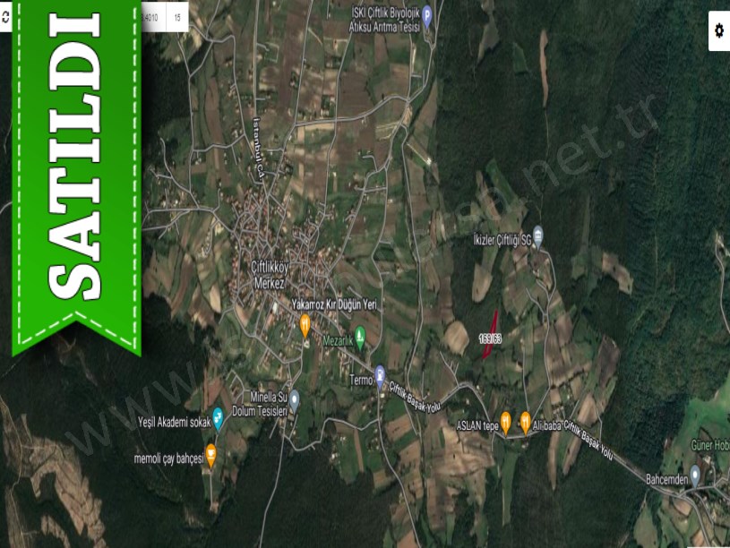 Çatalca Çiftlikköyde Satılık Arsa , 332 M2 Hisseli Caddeye Yakın 