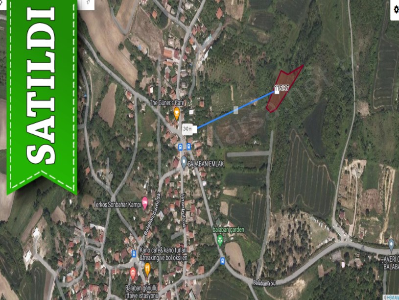 Arnavutköy Balabanda Satılık Arsa , 242 M2 Yolu Var Evlerin Yakını 