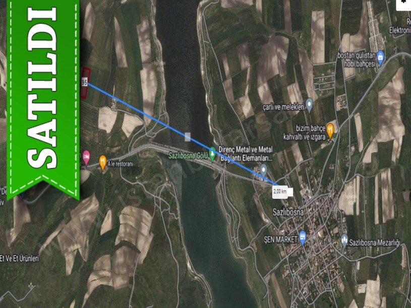 Arnavutköy Sazlıbosnada Satılık Arsa , 300 M2 Hisseli Yolu Var