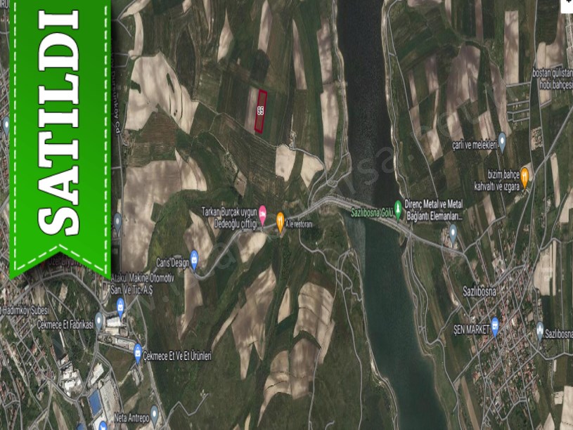 Arnavutköy Sazlıbosnada Satılık Arsa , 300 M2 Hisseli Yolu Var