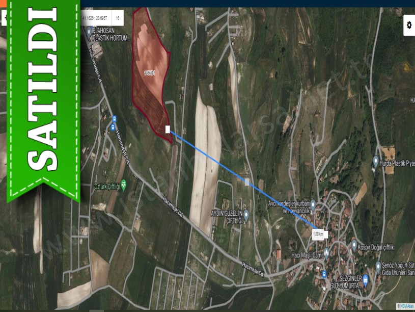 Arnavutköy Hacımaşlıda Satılık Arsa , 226 M2 Hisseli Caddeye Yakın 