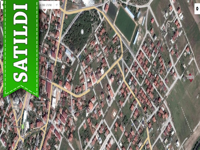 Tekirdağ Ergene Velimeşede Satılık Arsa , 298 m2 İmarlı Müstakil  Merkezde