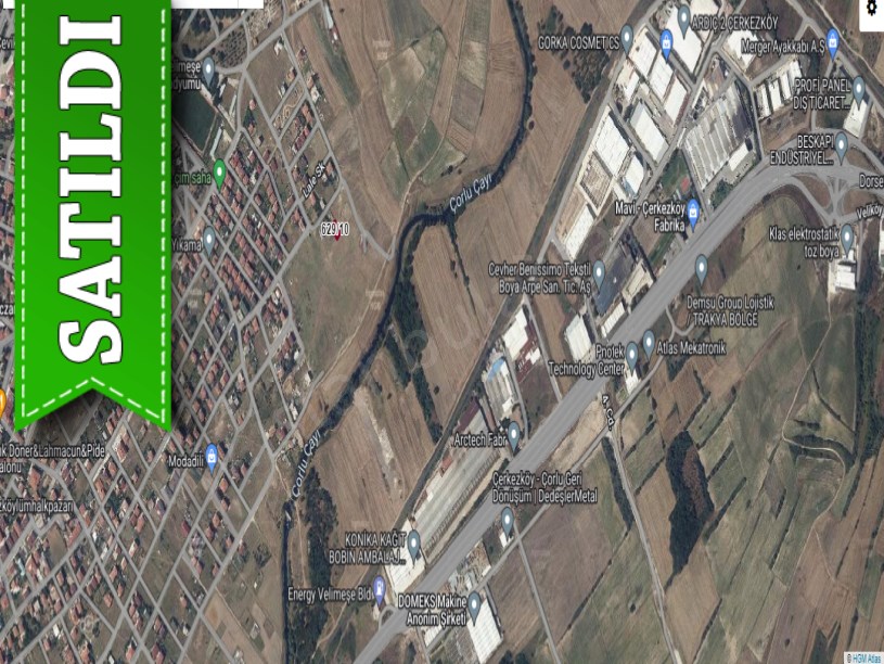 Tekirdağ Ergene Velimeşede Satılık Arsa , 298 m2 İmarlı Müstakil  Merkezde
