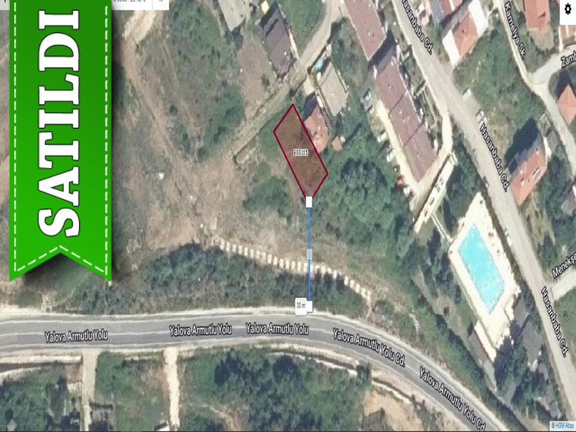 Yalova Çınarcıkta Satılık Arsa , 361 m2 Müstakil Merkezde 