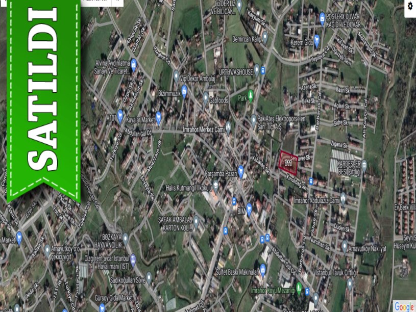 Arnavutköy İmrahorda Satılık Arsa , 290 M2 Merkezde Evlerin Yakını Yolu Var