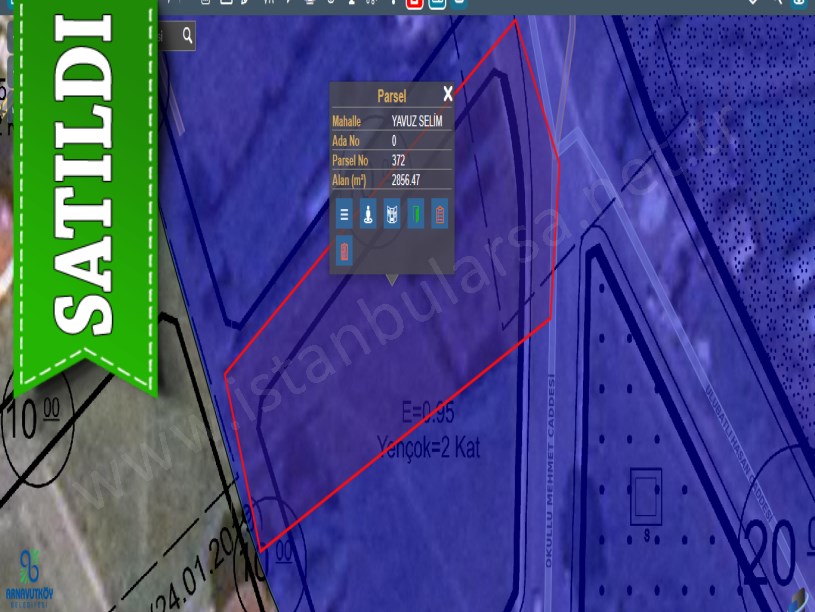 Arnavutköy İmrahorda Satılık Arsa , 250 M2 Cadde Cephe Hisseli 