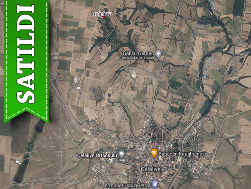 Kırklareli Lüleburgaz Celaliyede Satılık Tarla , 1,675 M2 Yolu Var Çevrili Müstakil