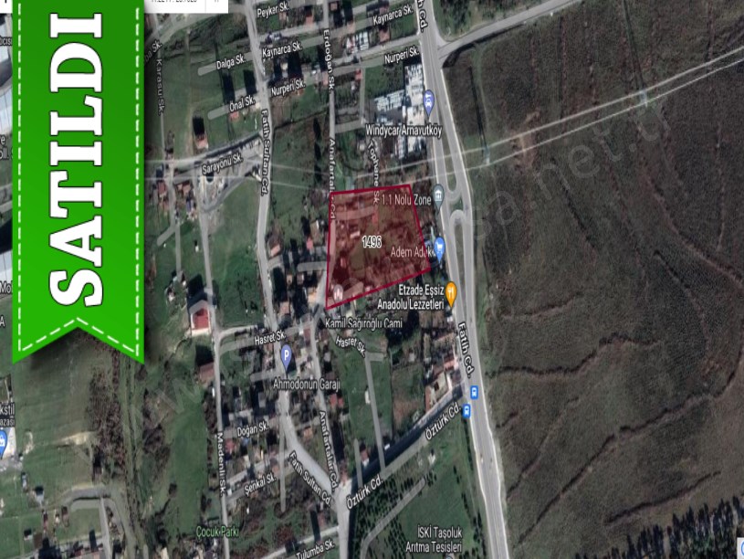 Arnavutköy Taşolukta Satılık Arsa , 180 m2 Evlerin Yakını Hisseli 