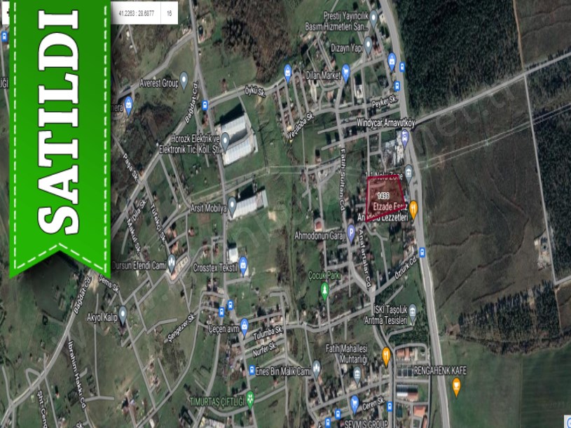 Arnavutköy Taşolukta Satılık Arsa , 180 m2 Evlerin Yakını Hisseli 
