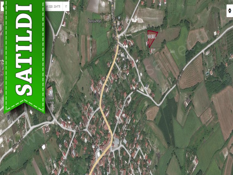 Çatalca Örencikte Satılık Arsa , 1,270 m2 Müstakil Yolu Var Merkezde  