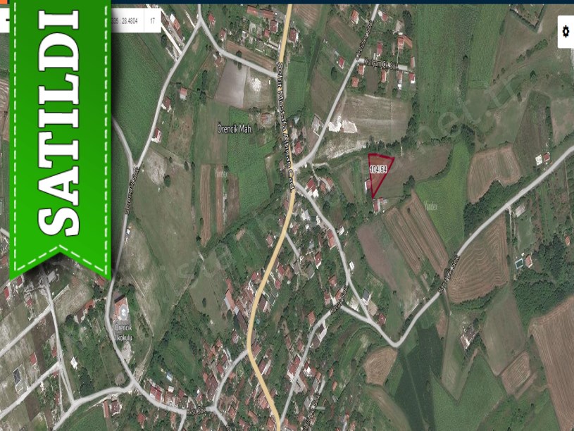 Çatalca Örencikte Satılık Arsa , 1,270 m2 Müstakil Yolu Var Merkezde  