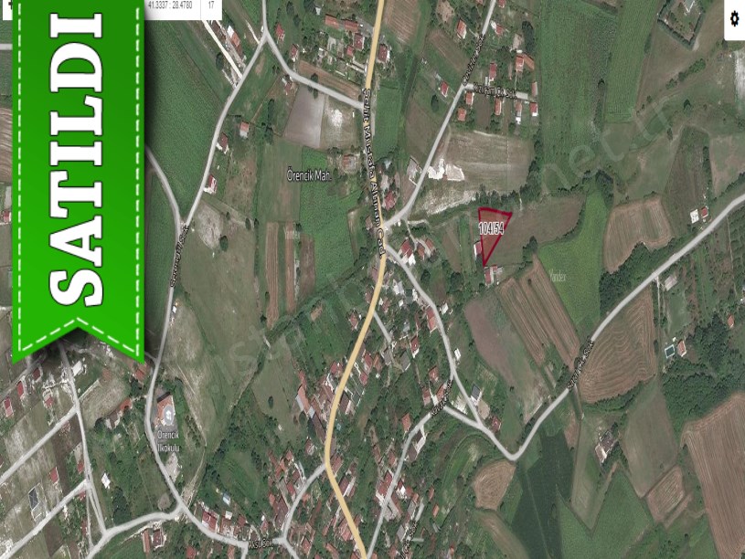 Çatalca Örencikte Satılık Arsa , 1,270 m2 Müstakil Yolu Var Merkezde  