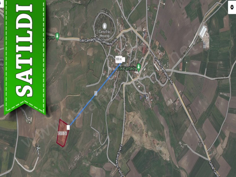 Silivri Balabanda Satılık Arsa , 385 m2 Hisseli Yolu Var