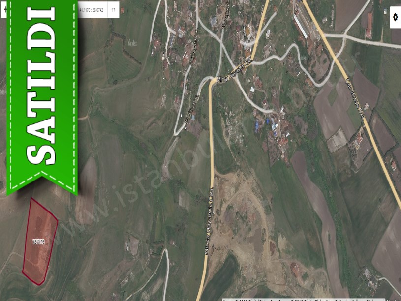 Silivri Balabanda Satılık Arsa , 385 m2 Hisseli Yolu Var