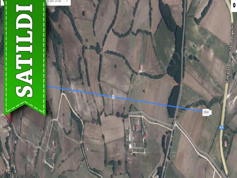 Çatalca Aydınlarda Satılık Arsa , 400 M2 Yolu Var Evlerin Yakını 