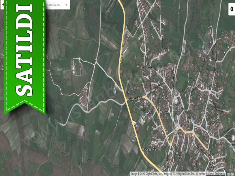Çatalca Aydınlarda Satılık Arsa , 400 M2 Yolu Var Evlerin Yakını 