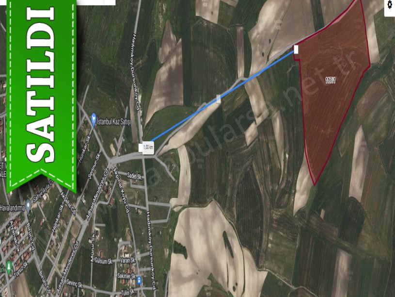 Arnavutköy Çilingirde Satılık Arsa , 200 M2 Yolu Var Hisseli 