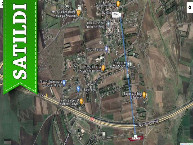 Çatalca İzzettinde Satılık Arsa , 230 M2 Evlerin Yakını Yolu Var Hisseli