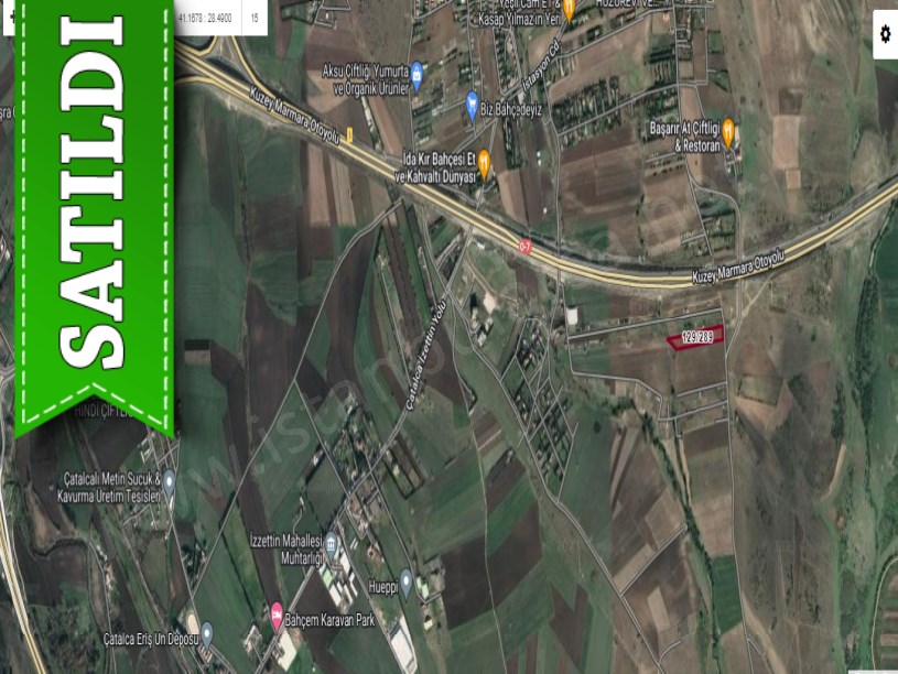 Çatalca İzzettinde Satılık Arsa , 230 M2 Evlerin Yakını Yolu Var Hisseli