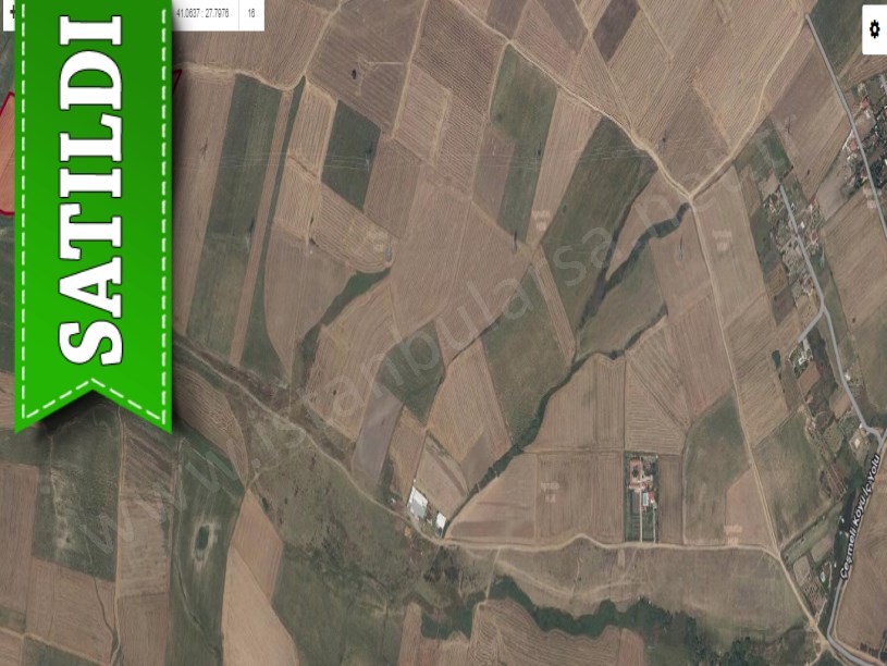 Tekirdağ Marmaraereğli Çeşmeli Mah Satılık Arsa , 264 M2 Yolu Var Hisseli 