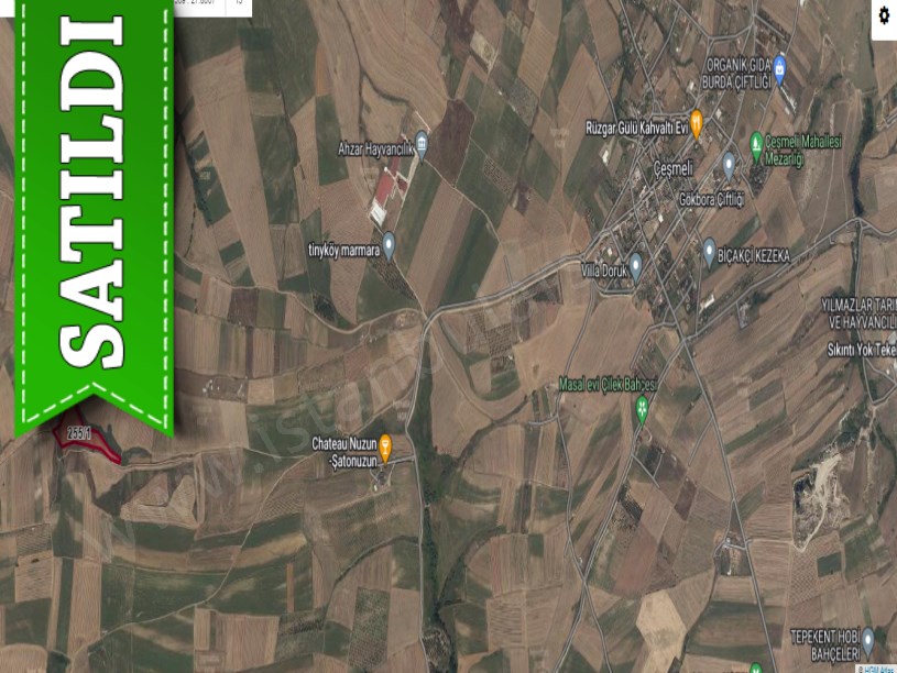 Tekirdağ Marmaraereğli Çeşmeli Mah Satılık Arsa , 197 M2 Yolu Var Hisseli 