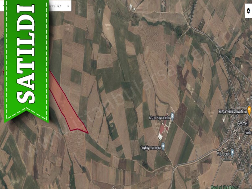 Tekirdağ Marmaraereğli Çeşmeli Mah Satılık Arsa , 253 m2 Hisseli 