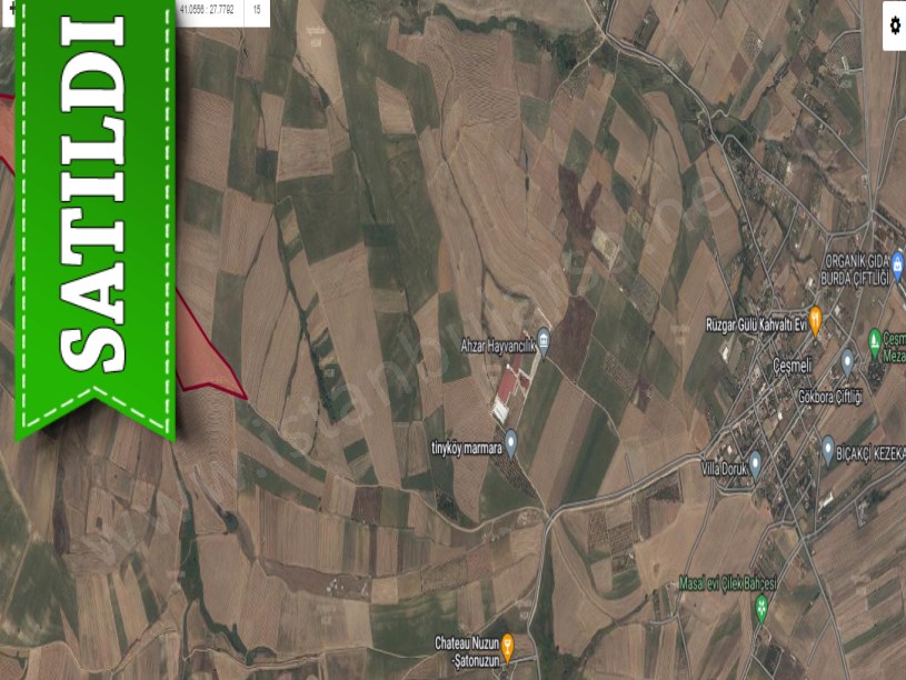 Tekirdağ Marmaraereğli Çeşmeli Mah Satılık Arsa , 253 m2 Hisseli 