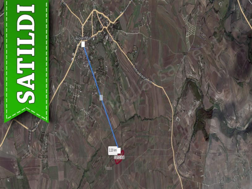 Silivri Akörende Satılık Arsa , 485 m2 Etrafı Çevrili Hisseli 