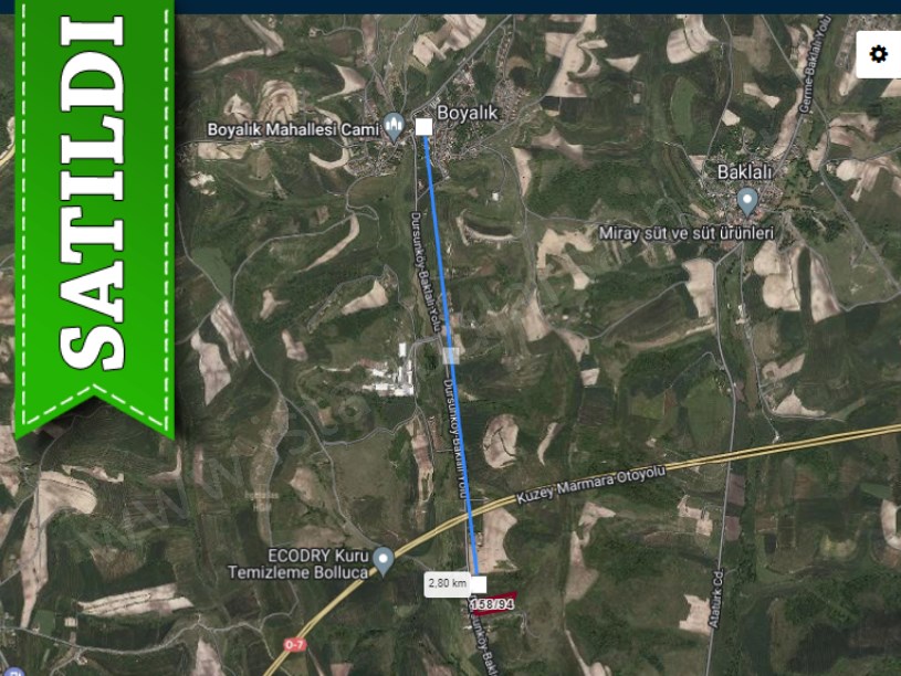 Arnavutköy Boyalıkta Satılık Arsa , 781 M2 Cadde Cephe Hisseli 