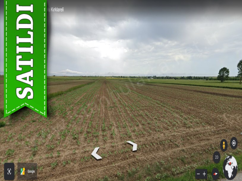 Kırklareli Lüleburgaz Ahmetbeyde Satılık Tarla , 7,744 M2 Asfalt Caddeye Cephe Müstakil