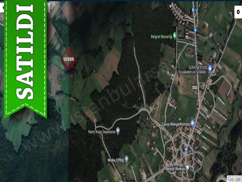 Çatalca Karacaköyde Satılık Arsa , 271 M2 Hisseli 