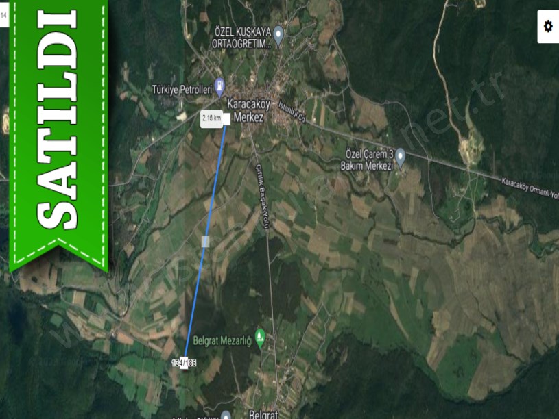 Çatalca Karacaköyde Satılık Arsa , 271 M2 Hisseli 