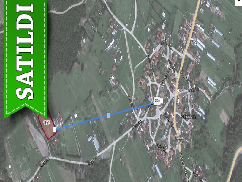 Çatalca Belgratta Satılık Arsa , 228 M2 Yolu Var Hisseli Evlerin Yakını