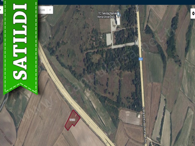 Tekirdağ Saray Ayaspaşada Satılık Arsa , 325 m2 Cadde Cephe 