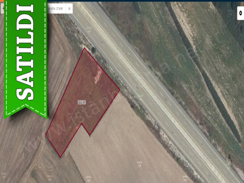 Tekirdağ Saray Ayaspaşada Satılık Arsa , 325 m2 Cadde Cephe 
